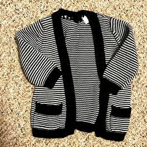 Black cardigan with useable pockets!